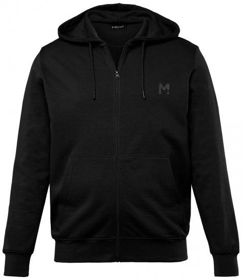 Men+ 851 Veste sweat à capuche Noir - Sweatshirts & hoodies - Sweatshirts/Hoodies grande taille homme