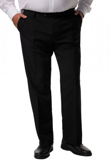 Men+ 065 Porto Pantalon de costume Noir - Costumes - Costumes grandes tailles 