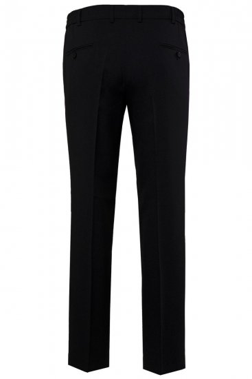 Men+ 066 Porto Pantalon de costume bellyfit Noir - Costumes - Costumes grandes tailles 