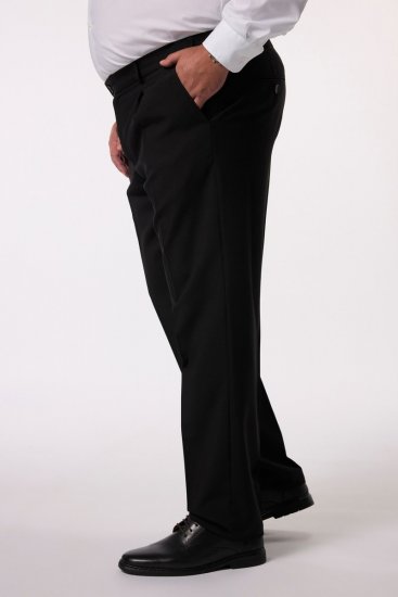 Men+ 066 Porto Pantalon de costume bellyfit Noir - Costumes - Costumes grandes tailles 