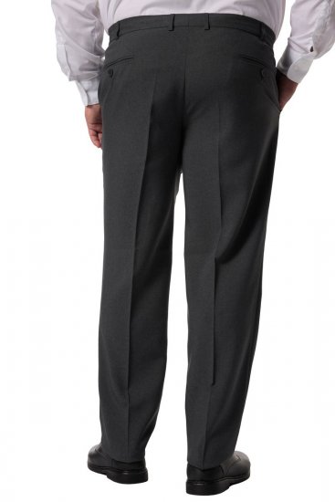 Men+ 066 Porto Pantalon de costume bellyfit Gris - Costumes - Costumes grandes tailles 