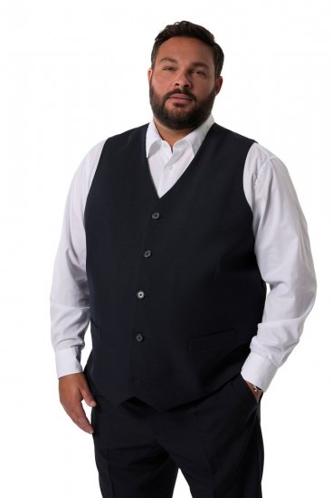 Men+ 067 Porto Gilet de costume Bleu marine - Costumes - Costumes grandes tailles 