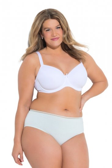 Ulla Popken 835618 Culottes lot de 5 Blanc cassé - Culottes - 