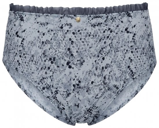 Ulla Popken 835633 Culottes à imprimé animal Anthracite - Culottes - 