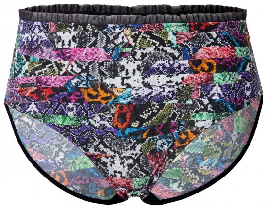 Ulla Popken 835633 Culottes à imprimé animal Multicolore - Culottes - 