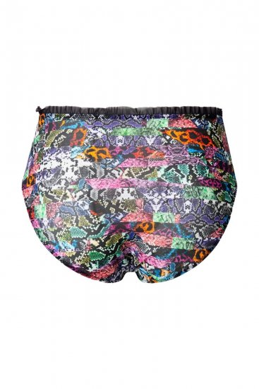 Ulla Popken 835633 Culottes à imprimé animal Multicolore - Culottes - 