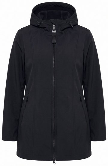 Ulla Popken 836064 Veste technique Noir - Vestes - Vestes femme grande taille