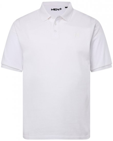Men+ 256 Polo Blanc - Polos - Polos homme grande taille