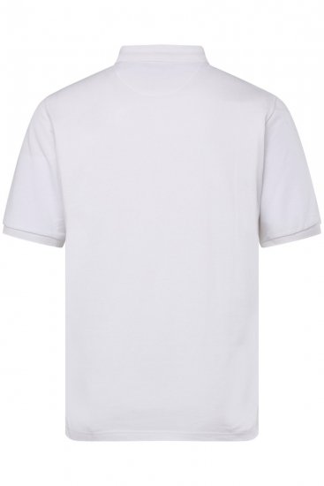 Men+ 256 Polo Blanc - Polos - Polos homme grande taille