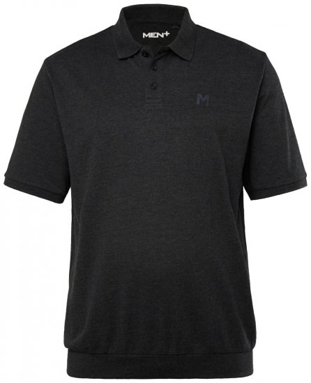 Men+ 264 Polo bellyfit Noir - Polos - Polos homme grande taille
