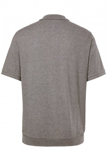 Men+ 264 Polo bellyfit Gris chiné - Polos - Polos homme grande taille