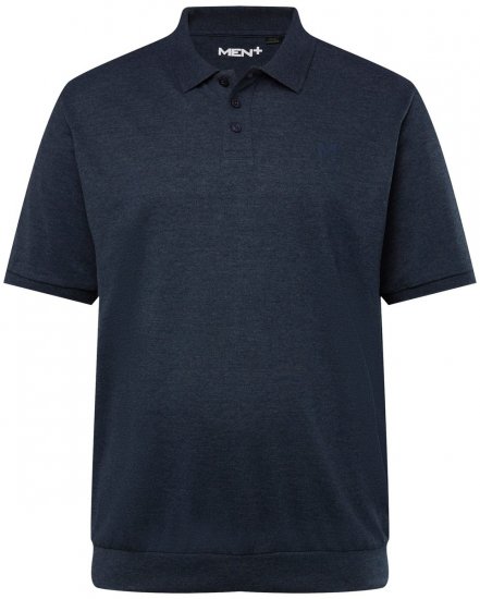 Men+ 264 Polo bellyfit Bleu marine - Polos - Polos homme grande taille