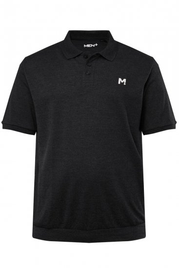 Men+ 266 Polo bellyfit Noir lot de 2 - Polos - Polos homme grande taille