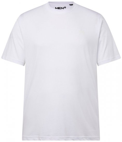 Men+ 276 T-shirt col rond Blanc - T-shirts - T-shirts Homme Grande Taille