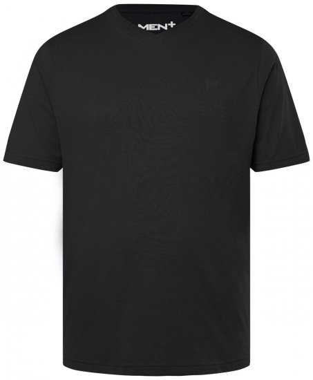 Men+ 279 T-shirt col V Noir - T-shirts - T-shirts Homme Grande Taille