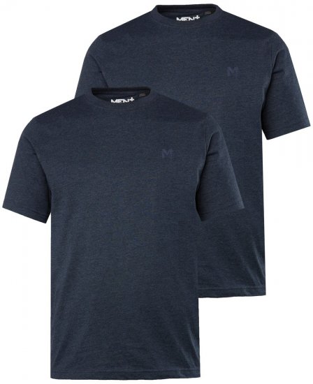 Men+ 285 T-shirt col rond Bleu marine lot de 2 - T-shirts - T-shirts Homme Grande Taille
