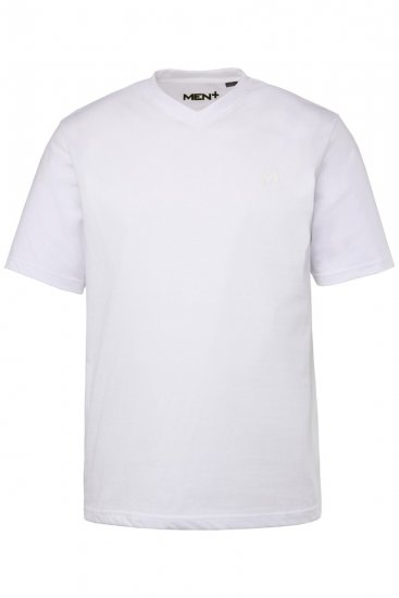 Men+ 299 T-shirt col V Blanc lot de 2 - T-shirts - T-shirts Homme Grande Taille