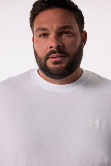 Men+ 307 T-shirt manches longues Blanc - T-shirts - T-shirts Homme Grande Taille