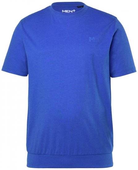 Men+ 308 T-shirt bellyfit Bleu azur - T-shirts - T-shirts Homme Grande Taille