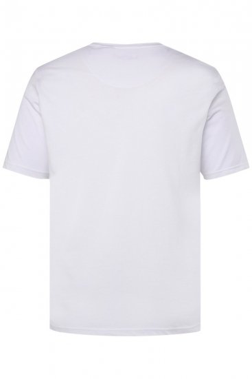 Men+ 365 T-shirt Henley Blanc - T-shirts - T-shirts Homme Grande Taille