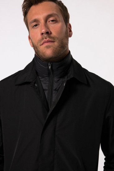 JP1880 Business Coat Zip-out Panel Black - Vestes - Vestes Homme Grandes Tailles