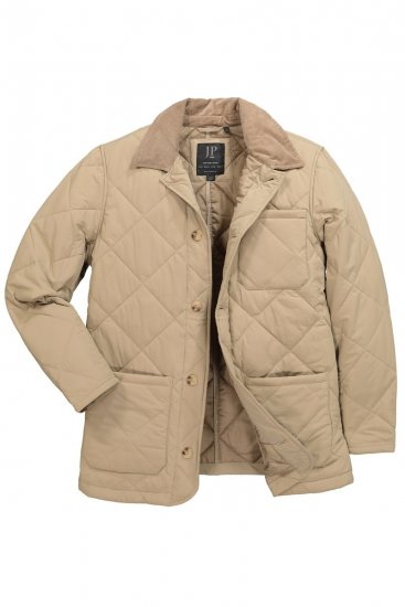 JP1880 836628 Veste matelassée style western Beige foncé - Vestes - Vestes Homme Grandes Tailles
