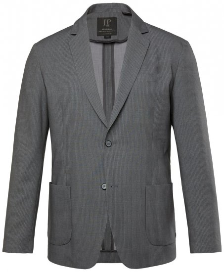 JP1880 Rimini Flexnamic Blazer en jersey rayé Gris foncé - Costumes - Costumes grandes tailles 