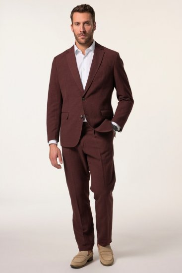 JP1880 Paros Blazer en mélange de lin Brun rouille - Costumes - Costumes grandes tailles 