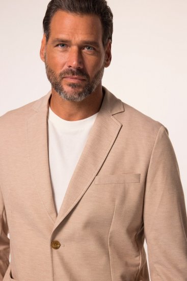 JP1880 836698 Blazer en qualité stretch Beige - Costumes - Costumes grandes tailles 
