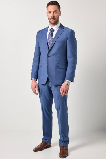JP1880 Amalfi Flexnamic Pantalon de costume Bleu profond - Costumes - Costumes grandes tailles 