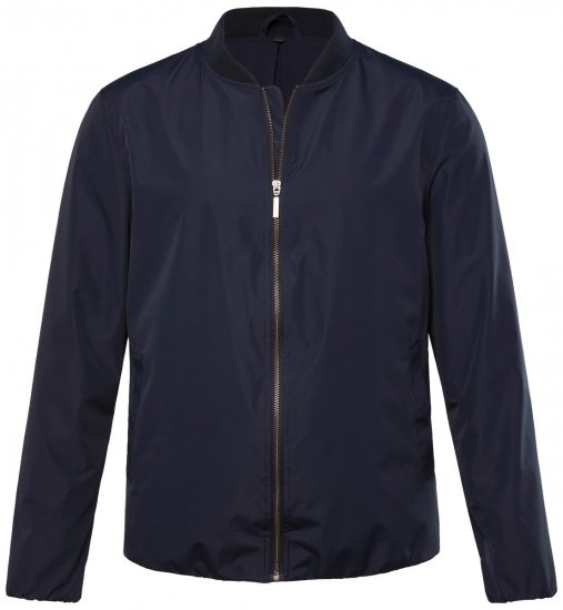 Men+ 823 Blouson bomber ultra-léger bellyfit Bleu marine - Vestes - Vestes Homme Grandes Tailles
