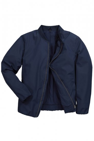 Men+ 823 Blouson bomber ultra-léger bellyfit Bleu marine - Vestes - Vestes Homme Grandes Tailles