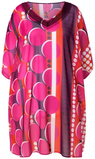 Ulla Popken 836864 Robe Rose - Caftans - 