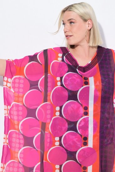 Ulla Popken 836864 Robe Rose - Caftans - 