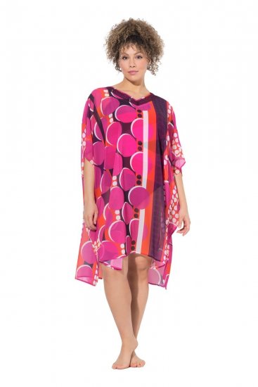 Ulla Popken 836864 Robe Rose - Caftans - 