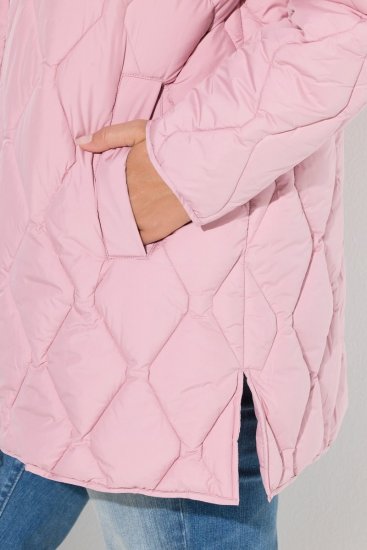 Ulla Popken 837208 Veste matelassée Vieux rose - Vestes - Vestes femme grande taille
