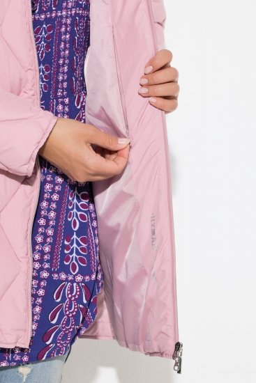 Ulla Popken 837208 Veste matelassée Vieux rose - Vestes - Vestes femme grande taille