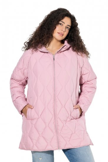 Ulla Popken 837208 Veste matelassée Vieux rose - Vestes - Vestes femme grande taille