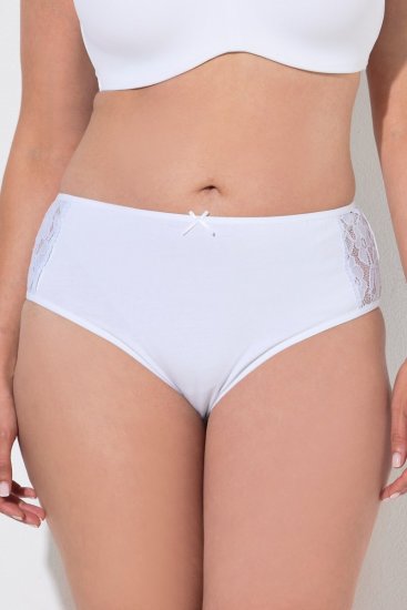 Ulla Popken 837353 Culottes en dentelle lot de 3 Beige - Culottes - 