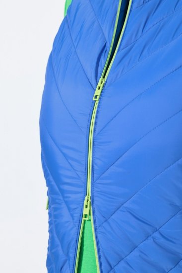 Ulla Popken 837409 Gilet HYPRAR matelassé Bleu - Gilets sans manches - 