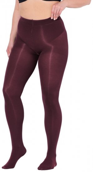 Ulla Popken 837870 Collant 100 den Rouge baie - Collants & chaussettes -