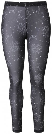Ulla Popken 837935 Legging collant à motifs Noir - Collants & chaussettes - 