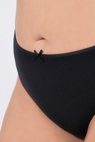 Ulla Popken 838637 Strings lot de 3 Noir - Culottes - 