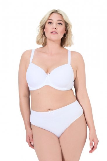 Ulla Popken 838637 Strings lot de 3 Blanc - Culottes - 