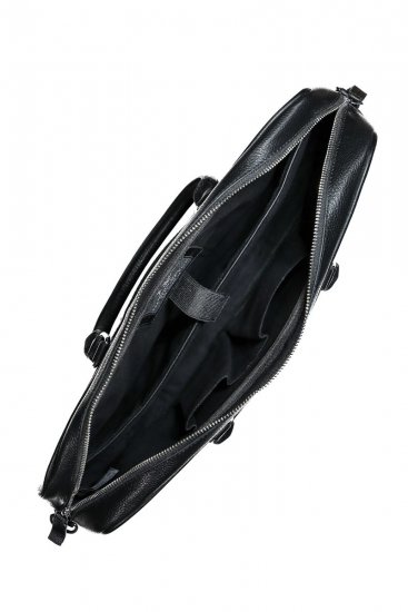 JP1880 838828 Sacoche ordinateur en cuir Noir - Sacs - 