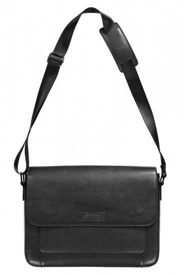 JP1880 838833 Sacoche bandoulière en cuir Noir - Sacs - 