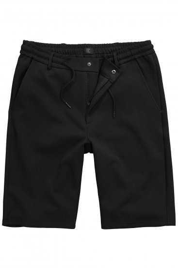 JP1880 Jersey Bermuda Chino Shorts Flexnamic Black - Shorts - Shorts hommes grande taille