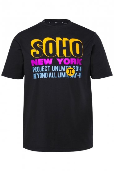JAY-PI FLEXNAMIC® Soho T-shirt Black - T-shirts - T-shirts Homme Grande Taille
