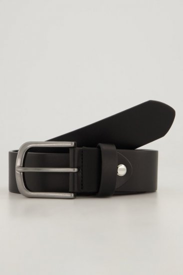 JP1880 839374 Ceinture aspect cuir à boucle métallique Noir - Accessoires - Accessoires pour homme