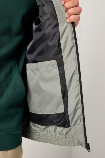 JAY-PI Lightly Quilted Vest with Stomach Fit Grey - Vestes - Vestes Homme Grandes Tailles
